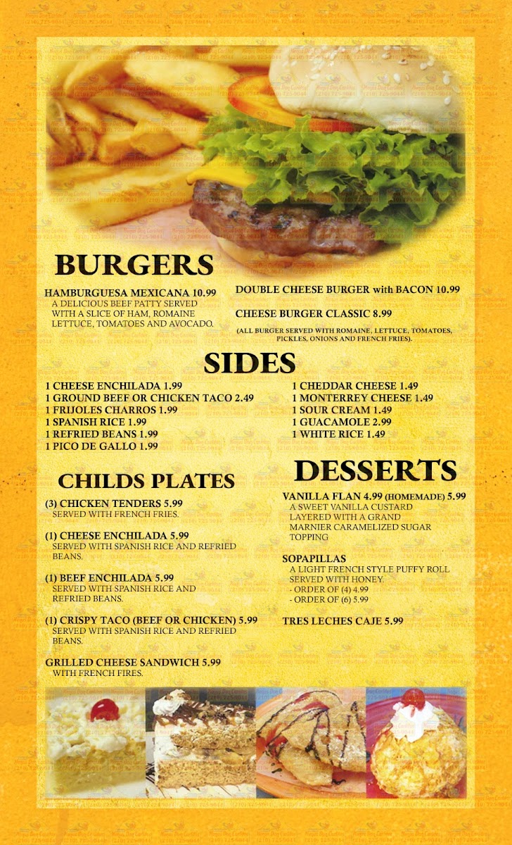 Sabor A La Mexicana Menu - Image 5